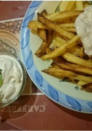 صورة لوصفة بطاطس مع الصوص بطريقتي
