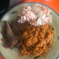 Jollof Rice A picture of Jollof Rice.