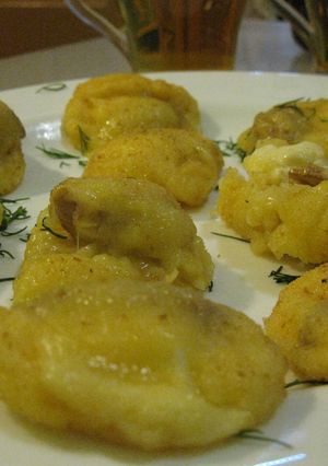Фото Двойная сырная закуска с сюрпризом.