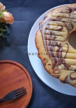 Foto resep Classic marble buttercake