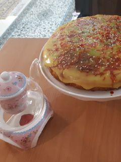 عکسی از دستور کیک کاسترد