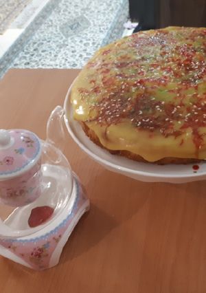 عکسی از دستور کیک کاسترد
