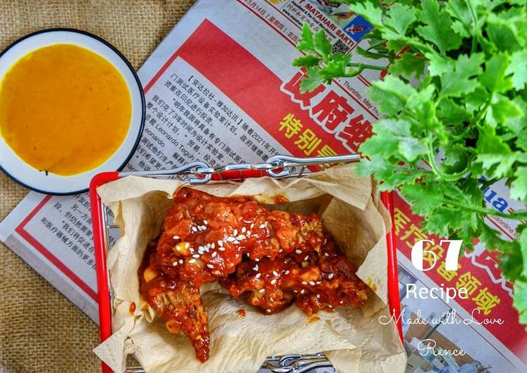 Resep Fire Chicken 🐓 ~Ayam ala Richeese yang Bisa Manjain Lidah
