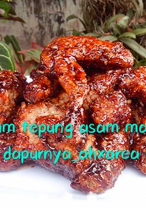 Foto resep AYAM TEPUNG ASAM MANIS,,, ga puas kl cuma 1
