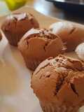 Cupcakes à la farine de châtaignes au cœur fondant à la crème de marron