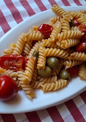 Fusili alla puttanesca recept fotója