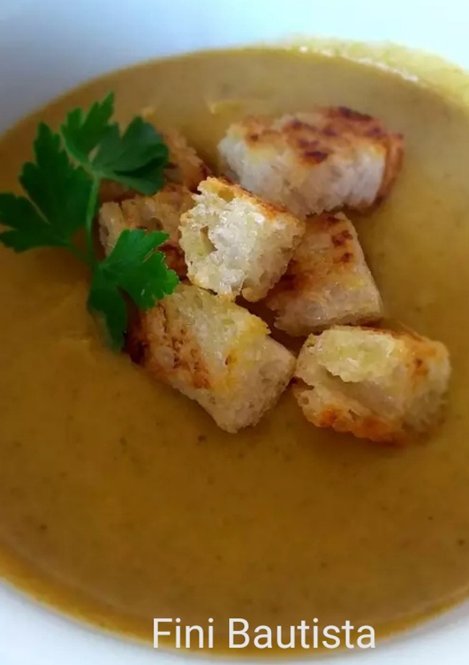 Una foto de Crema de brócoli