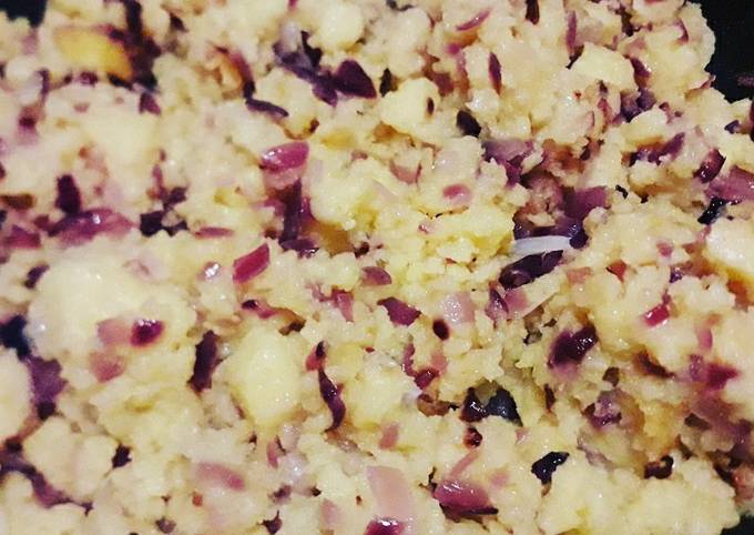 Ricetta di Qualsiasi notte della settimana Polenta cipollata