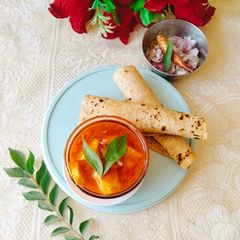 A picture of TOMATO Malai PANEER TIKKA Masala 😋 PANEER Malai (No onion garlic Recipe).