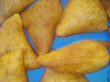 Lemon flavored mini mandazi