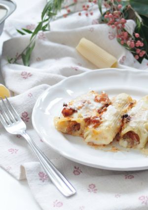 Foto di Paccheri al ragù bianco e rosso