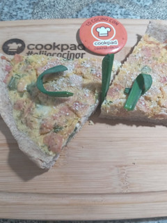 Una foto de Tarta de cebolla de verdeo