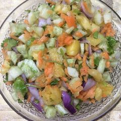 Pineapple salad A picture of Pineapple salad.