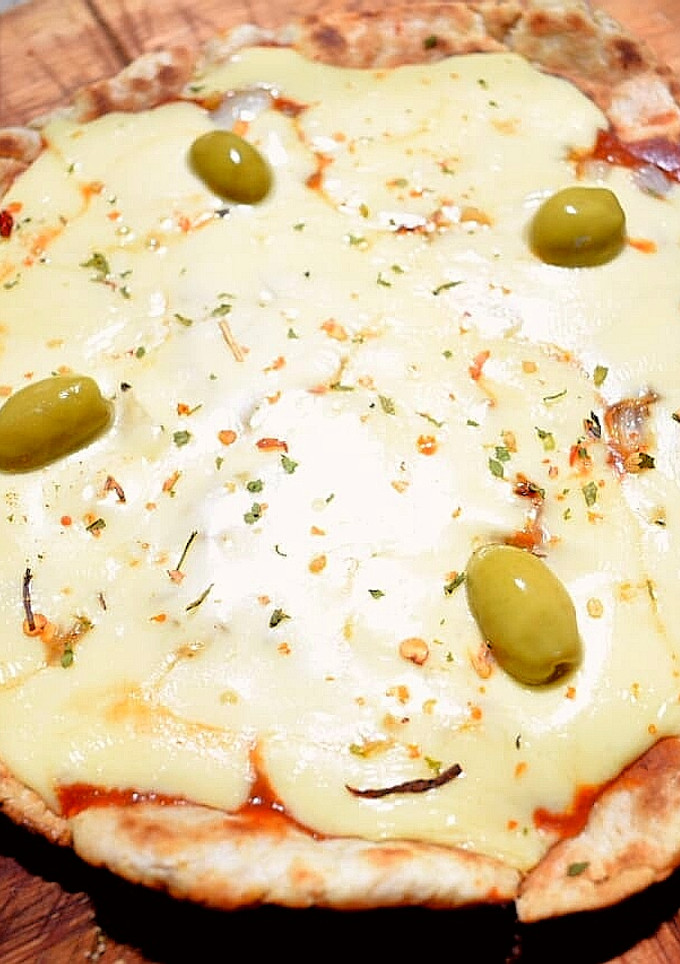Una foto de Pizza Sin horno! (A la Sartén/pizza Hereje) 🍳