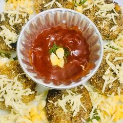 A picture of Raw Banana Cutlet.