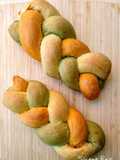 65.🍞Trenzas de pan tricolor