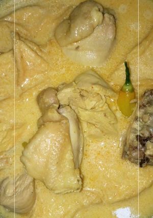 Foto resep Opor ayam tahu
