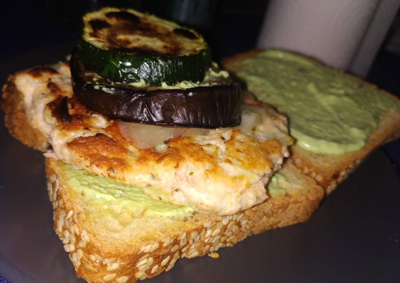 Hamburguesas de salmón ahumado