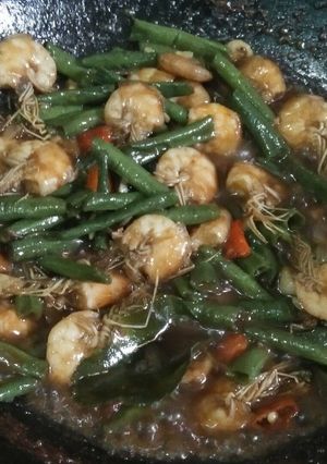 Foto resep Tumis Kacang udang