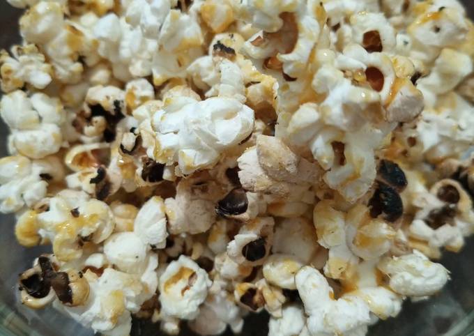 Popcorn caramel simple