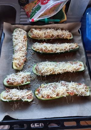 Une photo de Courgette farcies thon tomate