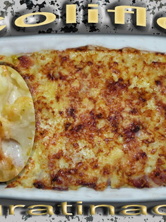 Una foto de Coliflor gratinada