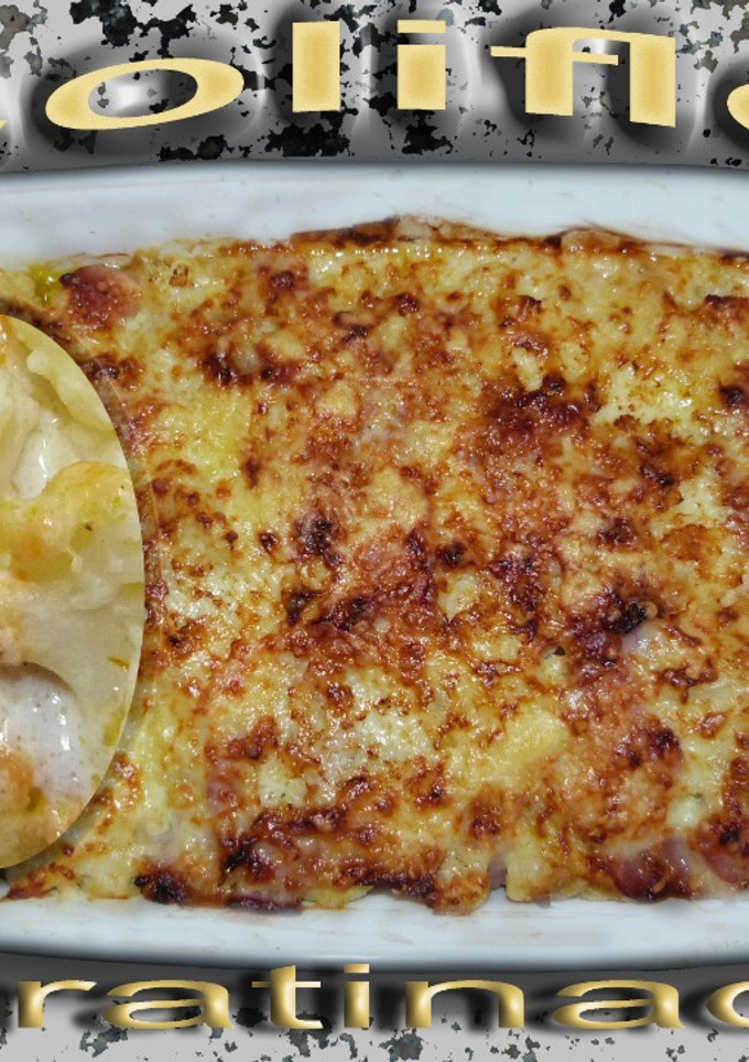 Una foto de Coliflor gratinada