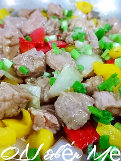 Hình của món Bò xào lúc lắc.