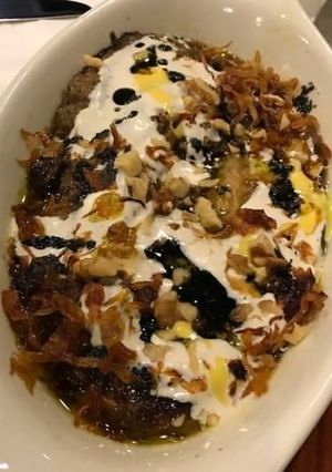 عکسی از دستور طرز تهیه کشک بادمجان اصیل ایرانی