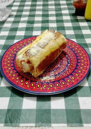 Una foto de Rollo de club sándwich