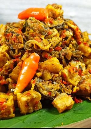 Foto resep Kerang hijau tempe pedas