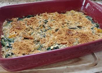 New Recipe Vegan Spinach Cassarole Home Style New Recipe Vegan Spinach Cassarole Home Style