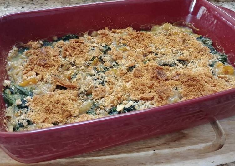 Vegan Spinach Cassarole Vegan Spinach Cassarole