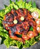 Ayam bakar kecap sambal kacang