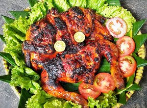 Foto resep Ayam bakar kecap sambal kacang