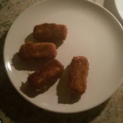 Homemade Mozzarella Sticks A picture of Homemade Mozzarella Sticks.