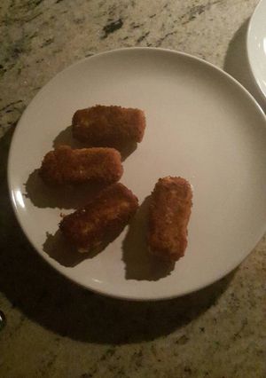 A picture of Homemade Mozzarella Sticks.