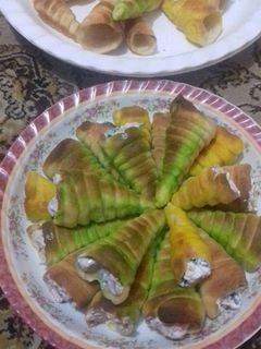 صورة لوصفة معجنات على شكل اقماع