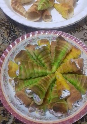 صورة لوصفة معجنات على شكل اقماع