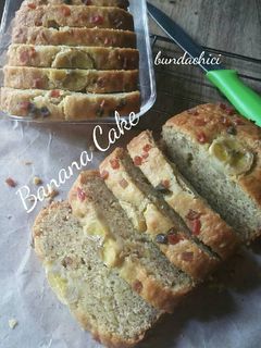 Foto resep Banana Cake (no mixer)
