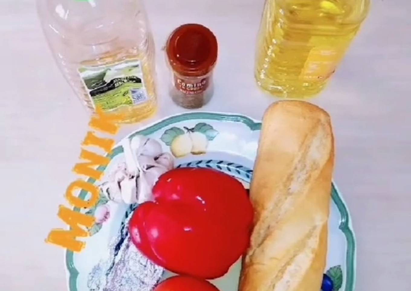 Mojo rojo pic贸n con pechuga de pollo al microondas 馃グ