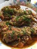 Muslos de pavo en salsa de cerveza
