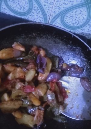 A picture of Capsicum vegetables.