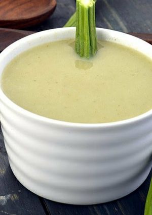 A picture of Drumstick soup (immunity booster).