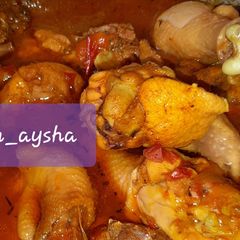 A picture of Chicken peppersoup.