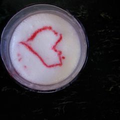 A picture of Roohafza Lassi.