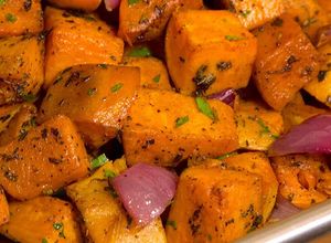 Foto de Batatas-Doce Assadas com Ervas