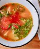 Canh Ngao Nấu Dứa (Ngao Fake Bằng Vẹm Đen)