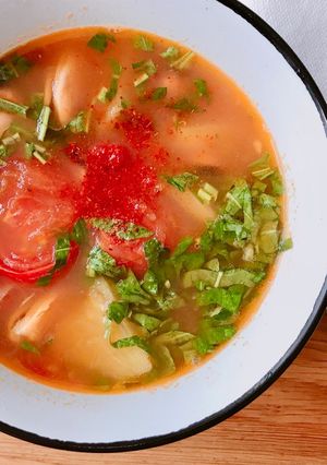Hình của món Canh Ngao Nấu Dứa (Ngao Fake Bằng Vẹm Đen).