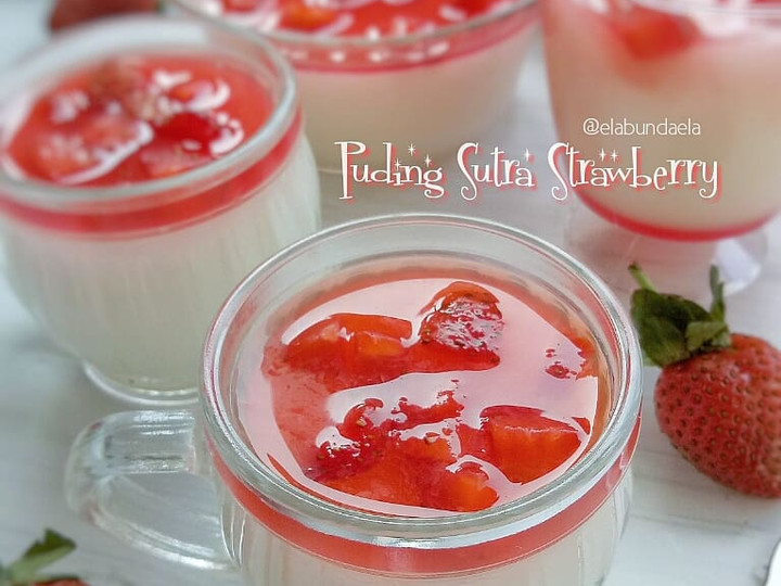 Resep Puding Sutra Strawberry, Menggugah Selera